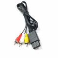 Audio Video Cable 1.8M For Nintendo 64 AV Cable to RCA Super Nintend GameCube N64 SNES Game Cube Accessory. 