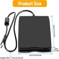 Floppy Disk Reader Drive 3.5" 1.44MB FDD External USB Floppy Diskette Drive for Windows 11/10/8/7/XP/Vista Mac PC Laptop Desktop. 