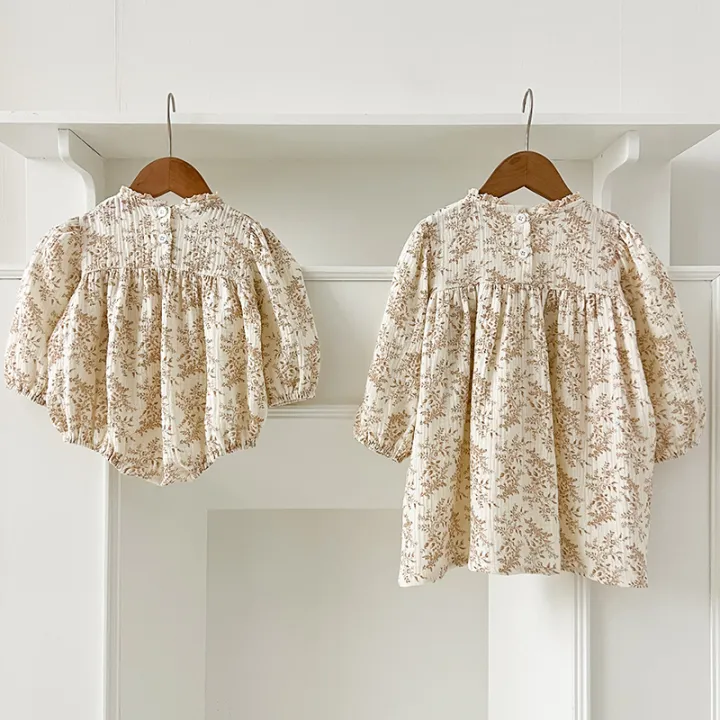 New%20Sisters%20Dress%20Infant%20Baby%20Girls%20Lace%20Collar%20Dress%20Rompers%20Kids%20Girls%20Vintage%20Flowers%20Princess%20Dress%20Family%20Clothes%20Rompers%20-%20Image%203
