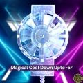 X16 Mobile Cooler For Gaming Universal Size Mini Cooling Fan for All Gaming Phone. 