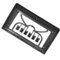 7 to 9 Inch Universal Two 2 Double Din Cars Radio Fascia Auto Stereo Headunit Panel Dashboard Mounting Frame Trim Kit Face Plate. 