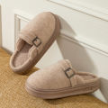 Winter Women's Indoor Slippers Warm Soft Soled Comfortable Outdoor Non Slip Suitable for Couples FashionBedroom Home Shoes. 