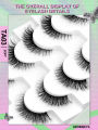 Veltrinay False Lashes Fluffy 3D Mink Eyelashes Cat Lashes Thick Soft Curly Winged End Eye Elongated Fake Lashes Makeup. 