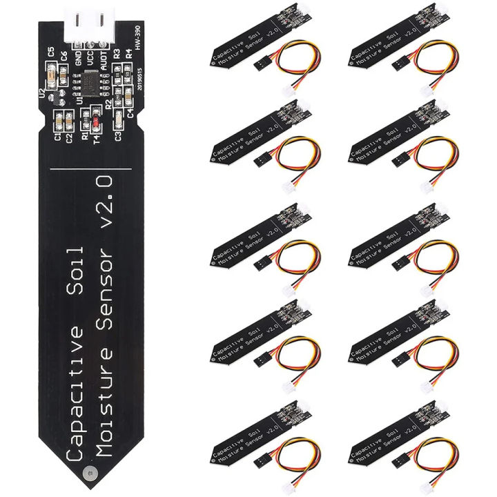 Capacitive Soil Moisture Sensor Corrosion Resistant for Arduino Moisture Detection Garden Watering DIY