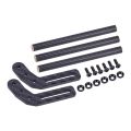 Optimum Approach Angle 1/10 SCX10 TRX4 LCG Chassis Carbon Fiber Front Bumper for RC Crawler Dodge Power Wagon Cab Cliffhanger. 