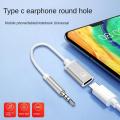 USB C To Aux Audio Dongle Cable 3.5mm Jack Converter Type-C Converter Earphone Adapter Earphone Audio Adapter Cable 3.5mm Male.