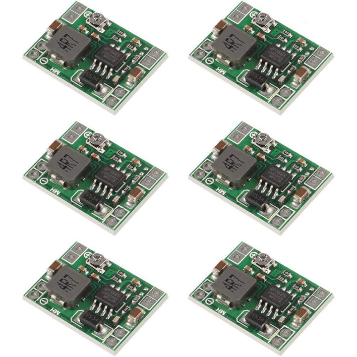 6pcs Mini MP1584EN DC-DC Buck Converter 3A Power Adjustable Power Supply Module 24V to 12V 9V 5V 3V Step-Down Power Module