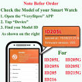 Smart Watch Band for ID205L ID205S ID205U ID205G Smartwatch Replacement Strap for SW021 SW023 SW025 Wristband 19mm Pink. 