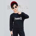 Korean style children's sweater cute cartoon print unisex polyester comfortable fabric ** Retail-send ** J-637-O. 