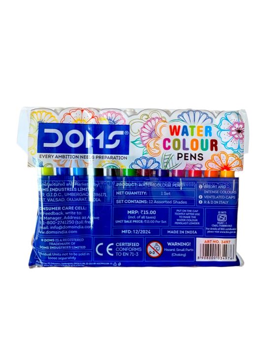 Platignum%20Water%20Colouring%20Pens%20Set%2012%20Colors%20Set%20-%20Image%202