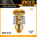Ingco 12 pieces socket set hkts12122 (12 PCs socket set) 1/2 inch socket set. 