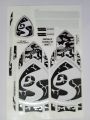 New 3D 2023 SG FULL BLACK Edition Cricket Bat Sticker For Professional Players. 