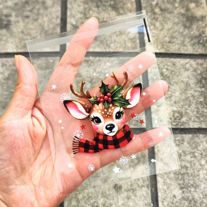 50/100pcs%20Christmas%20%20Wrapping%20Bags%20with%20Snowflake,%20Santa%20Claus,%20Reindeer,%20and%20Holly%20Print%20Self-Adhesive%20Packaging%20Bags%20-%20Image%204
