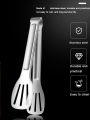 Stainless Steel Food Tongs Barbecue Tongs Meat Salad Steak Food Serving Clip Tweezers Long BBQ Cooking Tongs Kitchen Utensils.