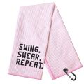 Funny  Microfiber Premium Golf Towel For Women, Embroidered Golf Towels for Golf Bags，Golf Accessories for Women Golfers. 