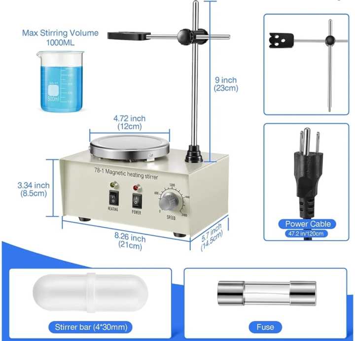 Magnetic Stirrer With Hot Plate