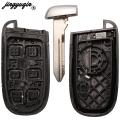 Jingyuqin For Jeep Grand Cherokee Dodge Ram 1500 Journey Charger Dart Challenger Durango Chrysler 300 Remote Key Shell 2/3/4/5BT.