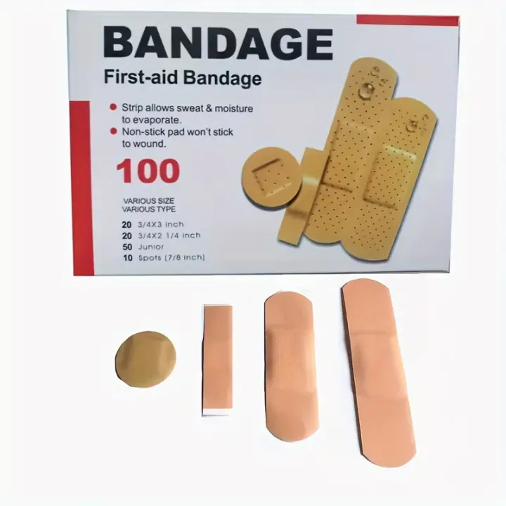 100pcs%20Medical%20Wound%20Adhesive%20Paster%20-%20Keep%20Your%20Wounds%20Secure%20Four%20Piece%20Set%20Of%20Bandages%20Breathable%20Nose%20Bridge%20Patch%20Acne%20P%20-%20Image%203