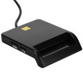 Portable USB 2.0 Intelligent Card Reader DNIE ATM CAC IC ID Bank SIM Card Reader for Windows Linux Desktop Mobile Device. 