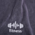 Grey Unisex High-Absorbency Quick-Dry Gym Towel | Sweat-Enhanced Sports Mat for Basketball, Running & Fitness Workouts. 