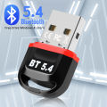Bluetooth 5.4 Adapter for Pc Usb Bluetooth Dongle Receiver for Speaker Mouse Keyboard Music Audio Transmitter.