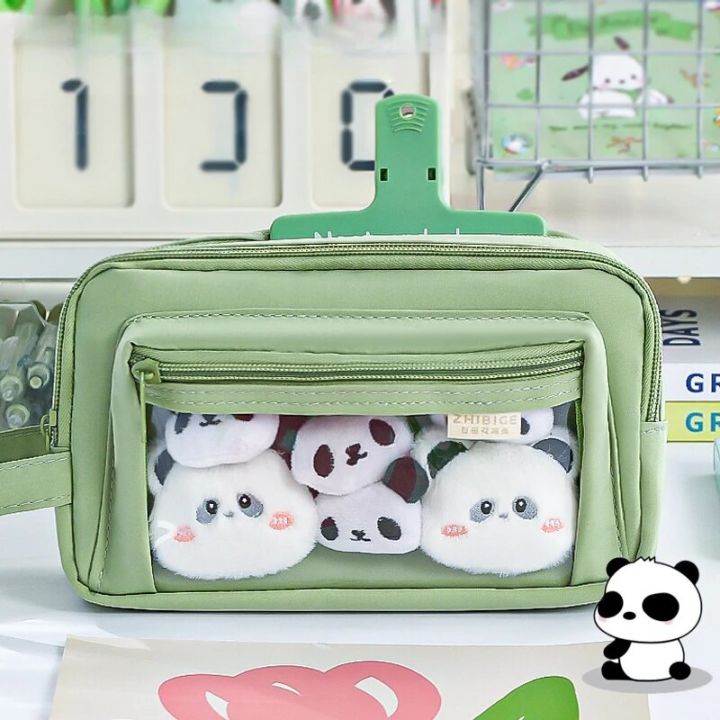 Multi%20Layered%20Pencil%20Case%20with%20Transparent%20Front%20Pocket%20Design,%20Large%20Capacity%20and%20Cute%20Student%20Supplies%20-%20Image%204