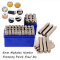 Metal Stamping kit 0-9 letter punch steel prefix 6mm series Metal Stamping kit with English letters number punch metal stamping kit. 