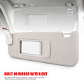 Beige Sun Visor Right Driver&Left Passenger With Mirror&Light for For BMW 5 SERIES F10 F11 F18 2011-2015 51167248857 51167248858.