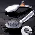Rabbit mall shower set, high pressure shower set, 5 adjustable pressure shower set with shower + 1.5 strap + hanger. 