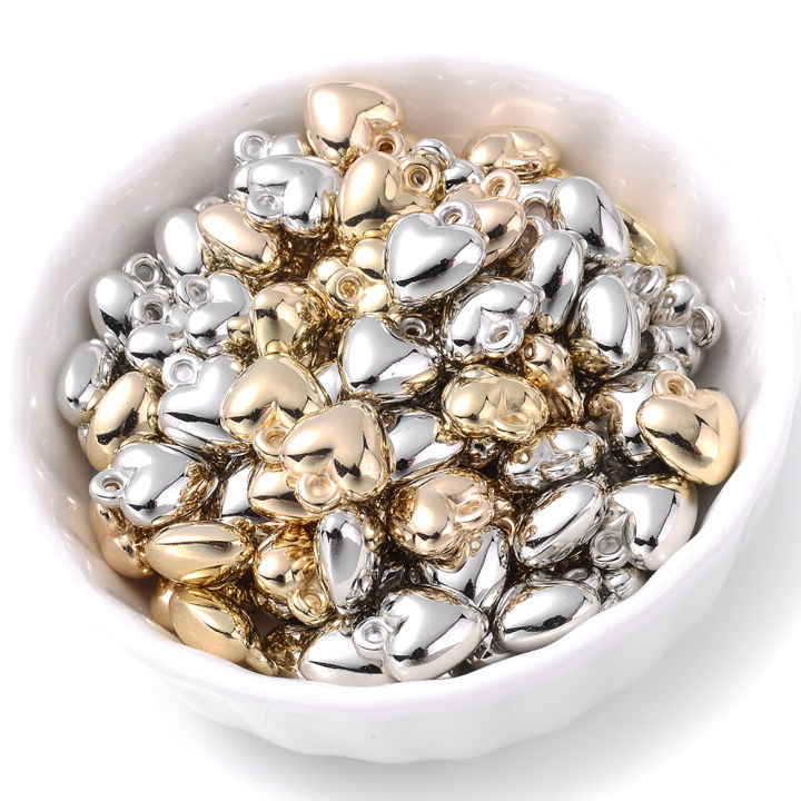 iYOE%2050pcs%206-18mm%20Gold%20Color%20Heart%20Charms%20CCB%20Plastic%20Spacer%20Beads%20For%20Making%20Bracelet%20Earring%20Necklace%20Pendant%20DIY%20Jewelry%20-%20Image%203