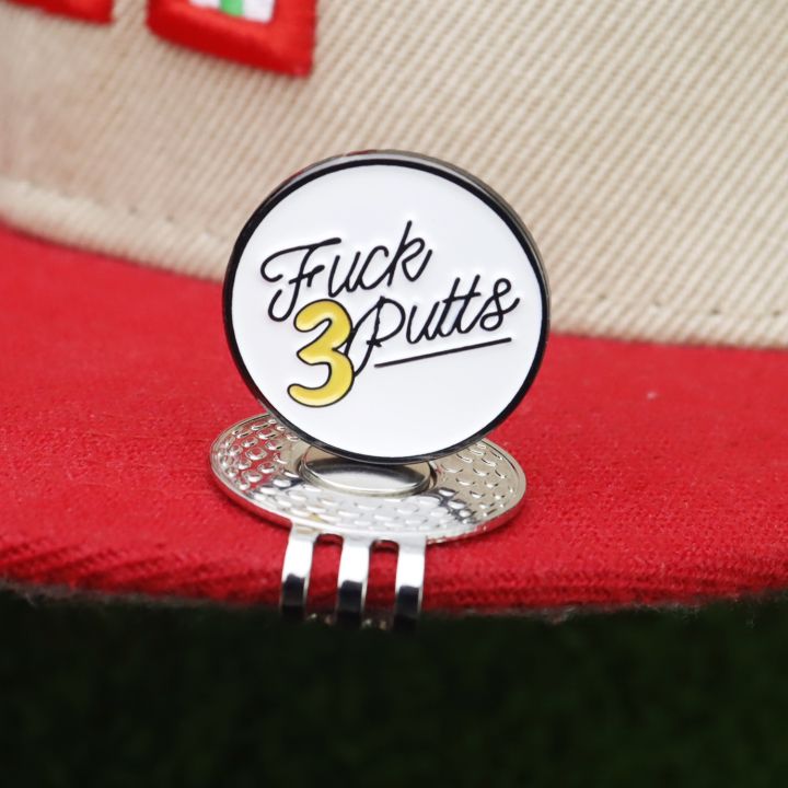 1 Pcs Golf Ball Marker For Golfers Golf Cap Clips With Magnet Mark Golf Ball Position Removable Metal Drop Ship