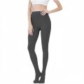 DOIAESKV Plus Size Trends Tights for Women 80D Semi Opaque Footed Pantyhose Women's Run Resistant Tights High Waist Stockings.