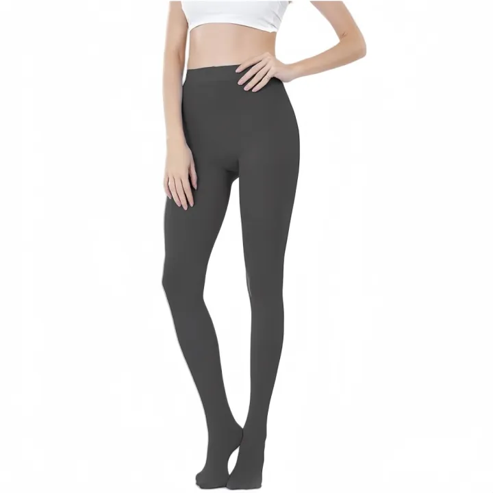 DOIAESKV%20Plus%20Size%20Trends%20Tights%20for%20Women%2080D%20Semi%20Opaque%20Footed%20Pantyhose%20Women's%20Run%20Resistant%20Tights%20High%20Waist%20Stockings%20-%20Image%206