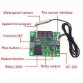 W1209 Incubator Heat Cool Temperature Controller Module|| DC 12V 10A Relay || Three Digit RED LED Tube || Use in Incubator Aquarium Air Condition Heating and Cooling Projects.