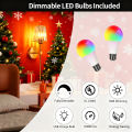 Rechargeable Wall Lamp Crystal Glass RGB Rechargeable E27 Bulb Dimmable Living Room Bedroom Corridor Hotel LED Ambient Lighting. 