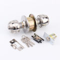 High quality simple installation stainless steel round copper ball lock cylinder door knob lock cylinder. 
