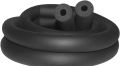 aeroflex vflex black Foam Pipe Insulator Air Conditioner Protector Tube, Water Pipe Insulation Wrap Outdoor size: 3/8 Wall x 6 Feet Tube Insulation Foam Tubing Black Rubber Tubular Tubular Insulator. 