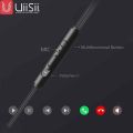 Uiisii Hm12 Half In-Ear Headset Metal Bass Music Earphone (original). 