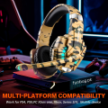 【Professional】 FunBug G2000 Gaming Headphones Rgb with Mic for PC, Pubg Mobile, PS4, Laptop - 360 Surround Sound  Super Bass Vibration Over the Ear Wired Head Phones Headset for Gaming with Noise Cancelling Micophone. 