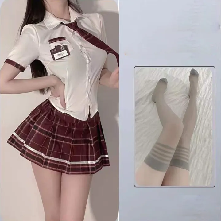 School%20uniform%20plaid%20skirt%20with%20Korean%20tide%20-%20Image%204