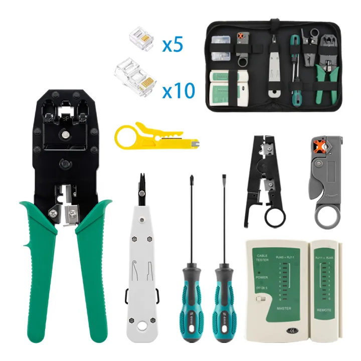 Network%20Cable%20Tester%20Tool%20LAN%20Utp%20Screwdriver%20Wire%20Stripper%20RJ45%20RJ11%20Connector%20Computer%20Network%20Crimping%20Pliers%20Tool%20Kit%20Set%20-%20Image%205