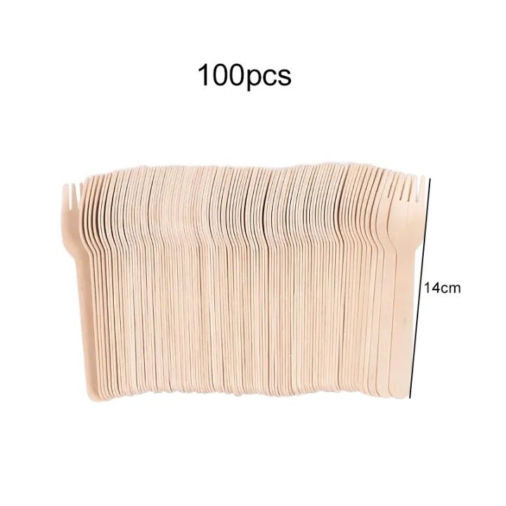 100/200pcs%20Disposable%20Wooden%20Fork%20and%20Spoon%2014cm%20for%20Tasting%20Sampling%20Yogurt%20Ice%20Cream%20Dessert%20Forks%20Spoons%20Party%20Supplies%20TMZ%20-%20Image%207