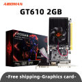 AIBOMAN GT610 1G/2G DDR3 Video Card NVIDIA GeForce Graphics Card PCIE X16 2.0 HD DVI VGA 1800MHz 64Bit GPU Computer Video Cards.