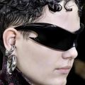 Luxury Brand Sports Punk Y2K Sunglasses Women Men Unique Goggle One Piece Sun Glasses For Male Cycling Hip Hop Shades UV400.