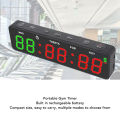 Fitness Digital Timer Stopwatch Portable Gym Timer Clock Rechargeable Countdown and Count Up Magnetic for Boxing. 