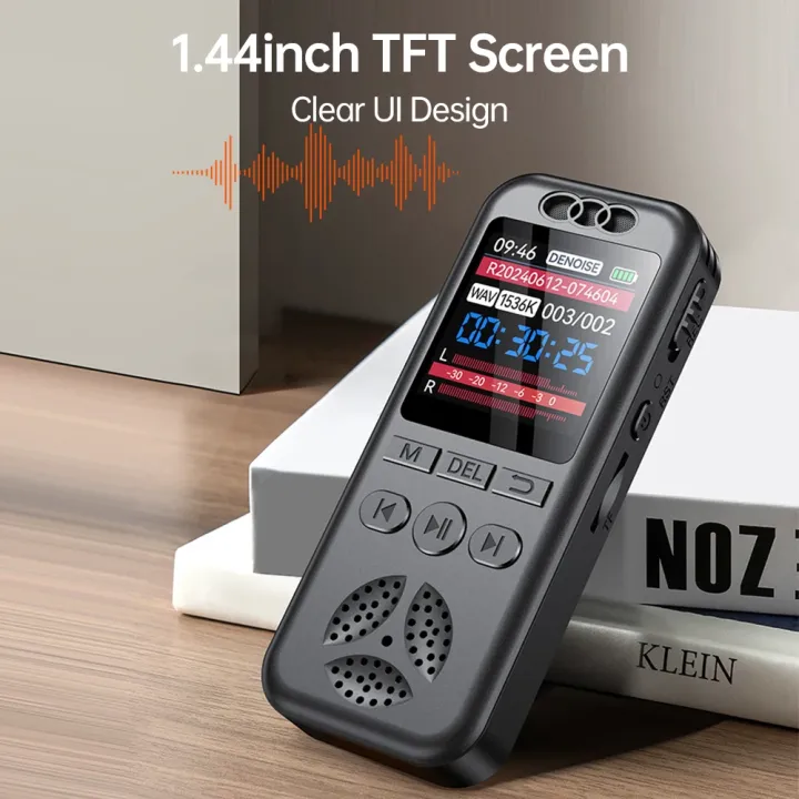 Digital%20Voice%20Recorder%20Voice%20Activated%20Audio%20Recording%20Noise%20Reduction%20with%20Playback%20MP3%20Music%20Player%2070hrs%20Recording%20Files%20-%20Image%203