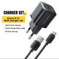 Essager 20W GaN USB Type C Charger PD Fast Charge Phone QC 3.0 Quick Chargers For iPhone or Android. 