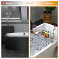 Extendable Bathroom Storage Shelf & Bathtub Tray Rack, Adjustable Shower Caddy Organizer with Expandable Tray Holder Stand. 