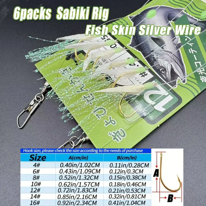 6-pack%20Sabiki%20Rig%20Fish%20Skin%20Silver%20Wire%20with%20luminous%20beads,%20fishing%20bait,%20fishing%20string%20hook,%20mackerel,%20sardine%20bait%20-%20Image%204