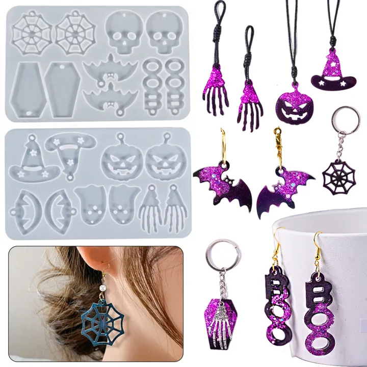 DIY%20Halloween%20Earrings%20Pendants%20Epoxy%20Resin%20Molds%20Skull%20Pumpkin%20Ghost%20Earring%20for%20Silicone%20Mold%20Craft%20Jewelry%20Making%20Accessories%20-%20Image%202